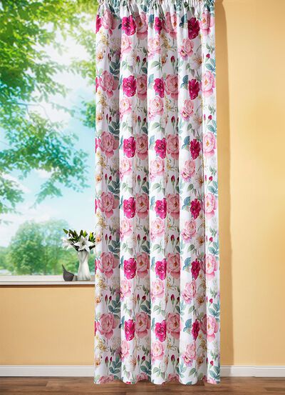 Romantische Übergardine 