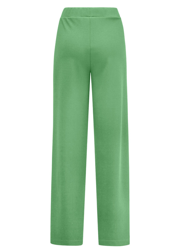 Hose in modischer Weite GRÜN
