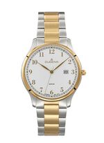 Dugena-Quartz-Herrenuhr mit Edelstahlbandgeh&auml;use 