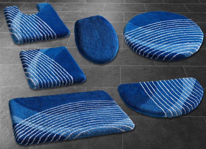 Badgarnitur von Kleine Wolke mit latexierter Rückseite BLAU