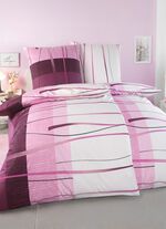 Bettw&auml;sche-Garnitur mit Rei&szlig;verschluss 