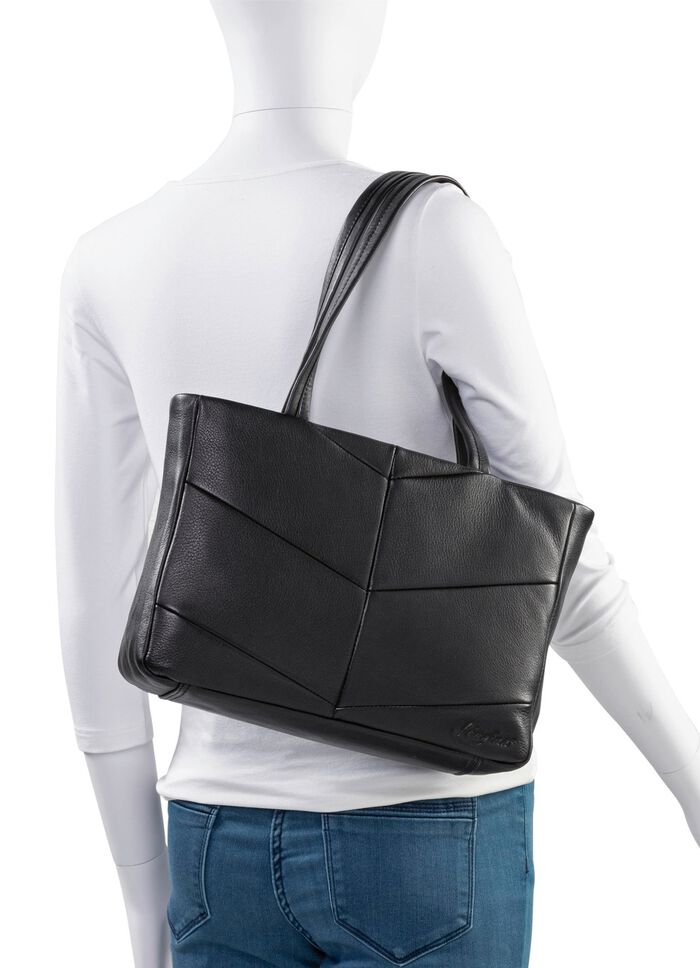 Laurina, Tasche, Damen, aus Leder SCHWARZ