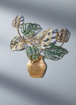 Wanddekoration aus Metall 