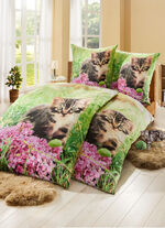 Bettwäsche-Garnitur mit Reißverschluss 