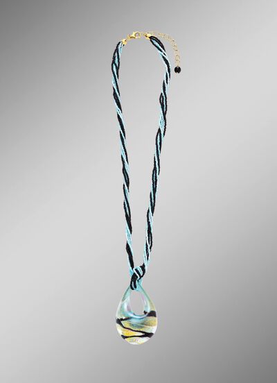 Mehrreihige Halskette aus Muranoglas 