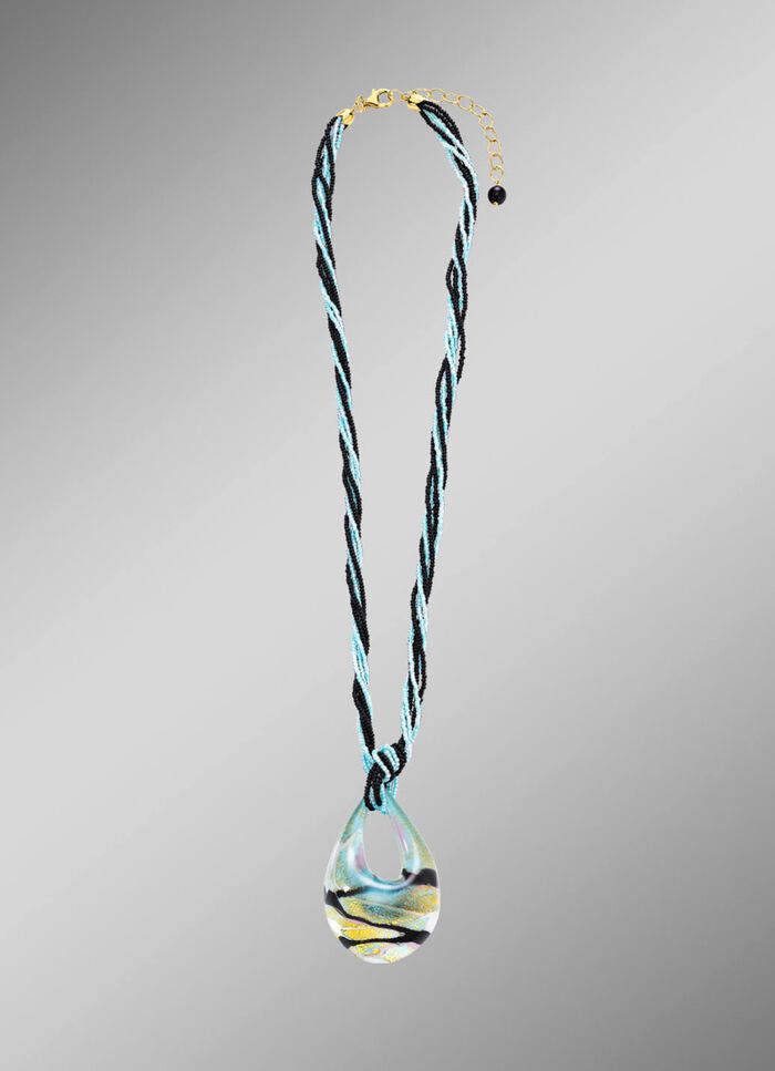 Mehrreihige Halskette aus Muranoglas 