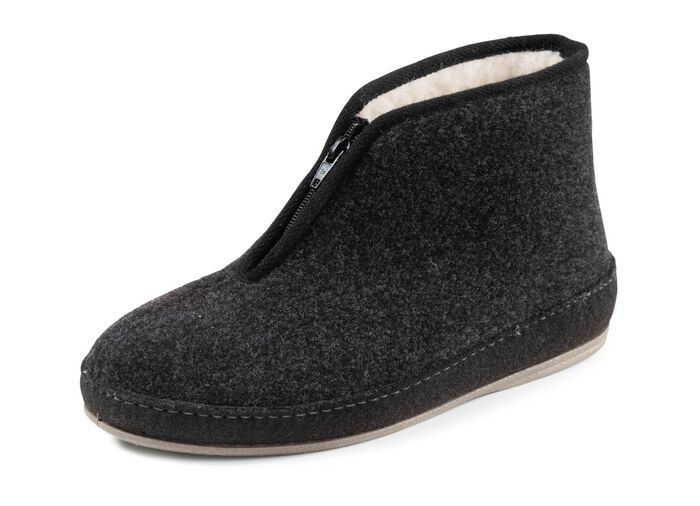 Textil-Stiefelette mit praktischem Rei&szlig;verschluss 