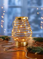 Beleuchtetes Windlicht 