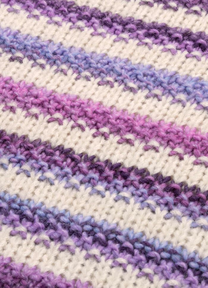 Pullover in Streifendessin 