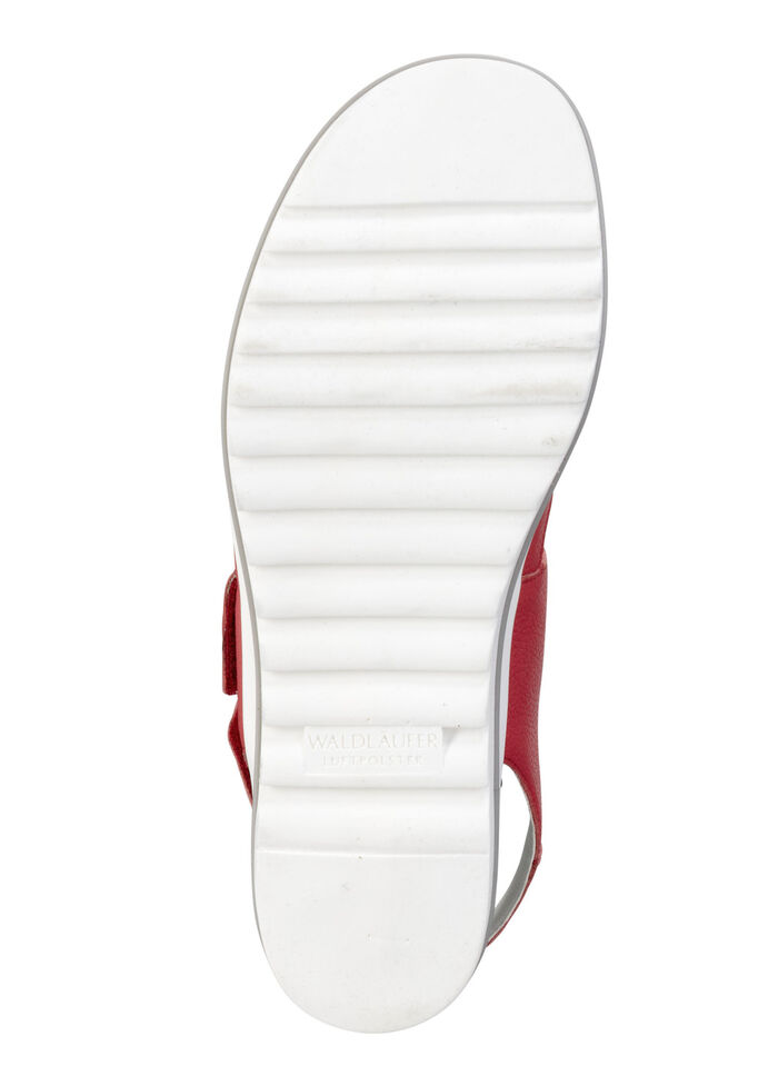 Waldläufer Sandale mit Zier-Schnalle ROT