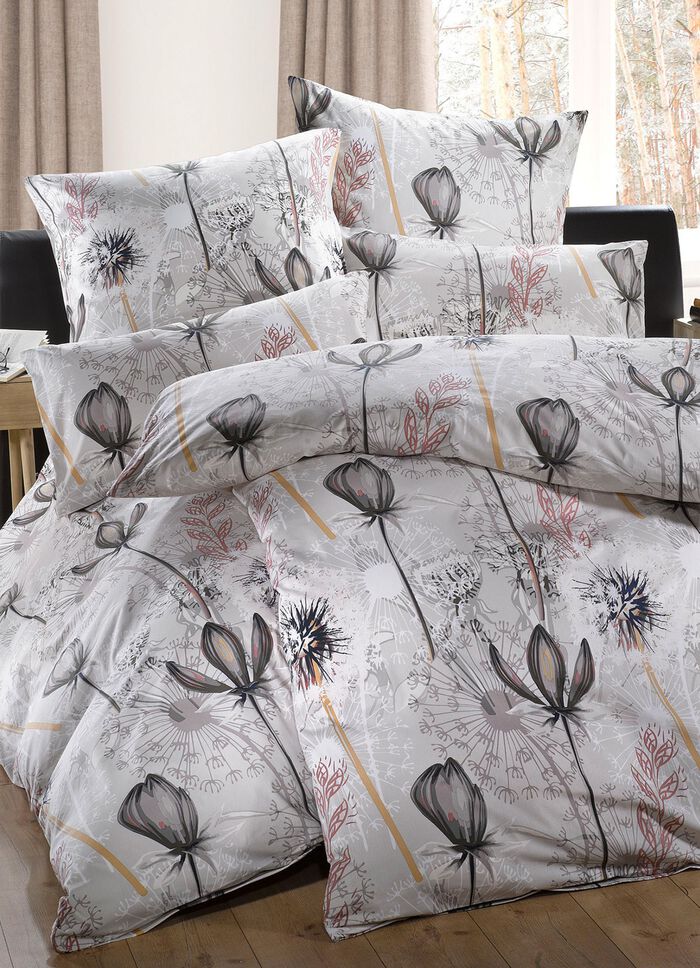 Bettw&auml;sche Garnitur mit Pusteblume-Motiv 