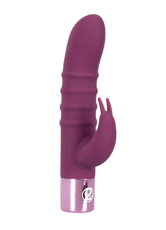 Wasserdichter Vibrator mit Klitoris-Stimulator 