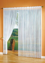 Fadenstore für Gardinenstange und -schiene WEISS