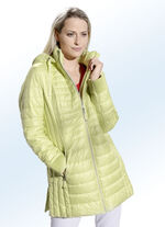 Jacke mit gesmoktem Rand an der abnehmbaren Kapuze LIMONE