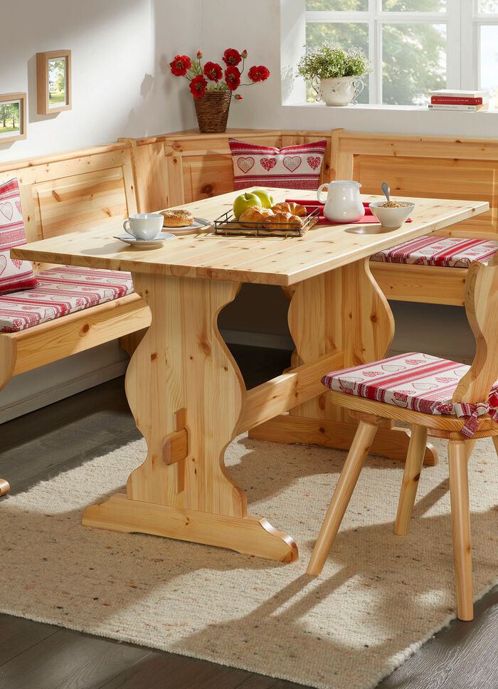 Esstisch aus massivem Kiefernholz 