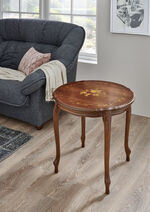 Beistelltische mit Intarsien KIRSCHBAUM