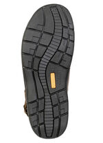 Klassische Herren-Sandalen, Weite H, mit Klettverschluss MOKKA