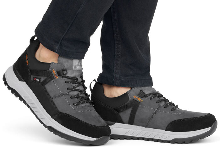 Rieker Sneaker mit Schnürung GRAU-SCHWARZ