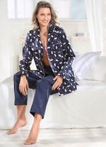 Schlafanzug, durchgekn&ouml;pft und Reverskragen 