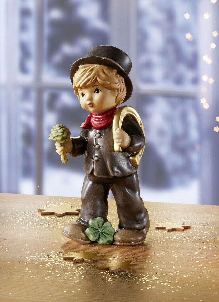Goebel Figur Schornsteinfeger mit Kristall-Stein 