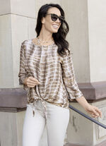 Tunika mit sch&ouml;nem Druck 