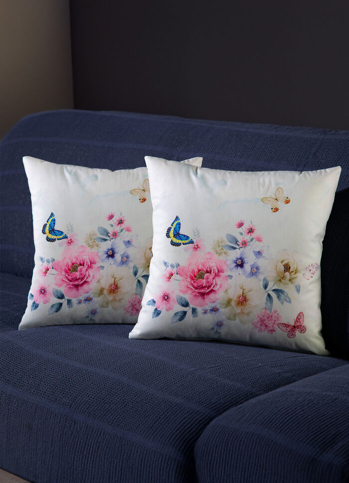 Kissenbezug in Samtoptik, 2er-Set