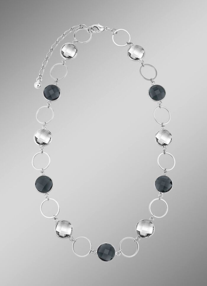 Schmuckset, 3-teilig, mit Kristallsteinen 