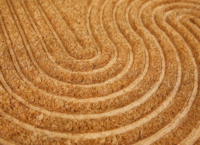 Kokosfußmatte mit rutschhemmender Rückseite 