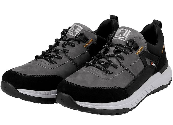 Rieker Sneaker mit Schn&uuml;rung GRAU-SCHWARZ