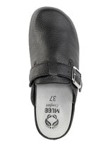 Mubb, klassische Damen-Clogs, Wete H, mit herausnehmbarem Fußbett SCHWARZ