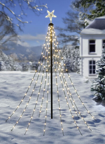 Weihnachtsbeleuchtung mit 200 LEDs 