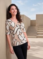 Shirt mit V-Ausschnitt 