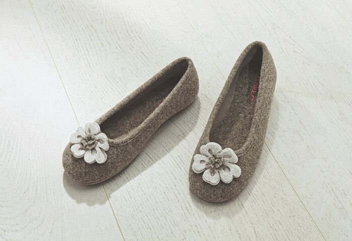 Ballerina von Varomed aus angenehmem Filzmaterial 