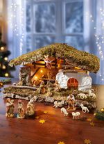 Wundersch&ouml;nes Krippenfiguren-Set in echter Handarbeit 