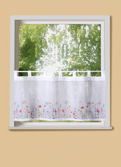 Kurzstore Blumenwiese mit Schlaufen 