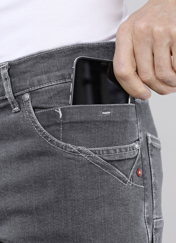 "Francesco Botti"-Jeans in 3 Farben GRAU