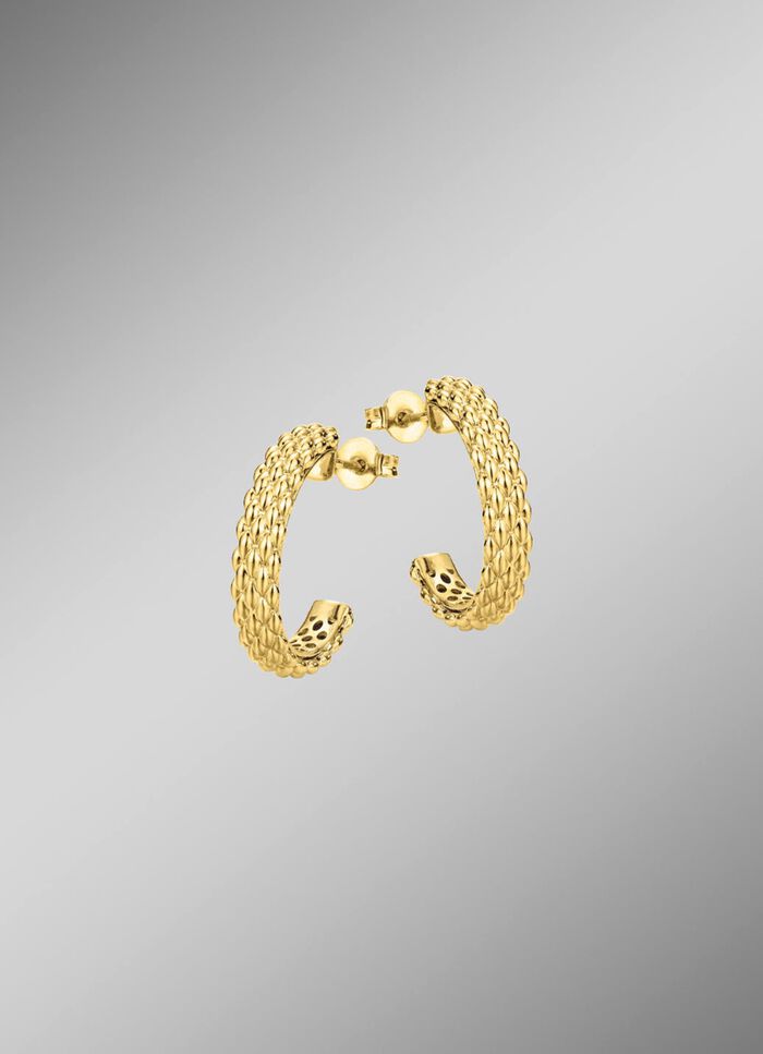 Zeitlose Creolen in feinstem Gold 