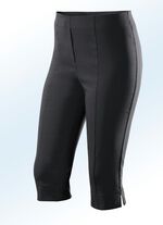 Bermudas mit angeschnittenem Bund SCHWARZ