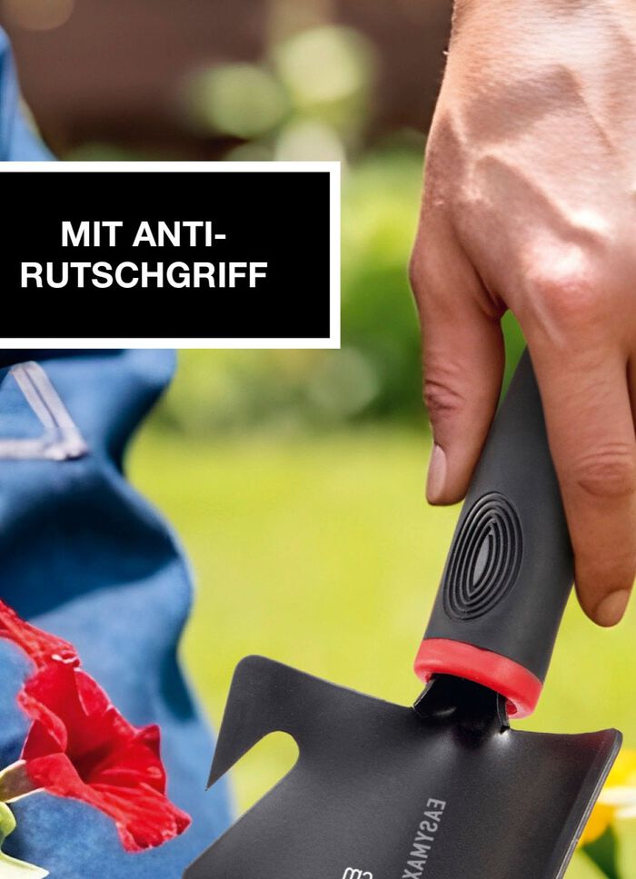 EASYmaxx 4in1 Handschaufel aus Carbonstahl 