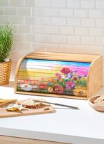 Praktischer Brotkasten aus Bambus 