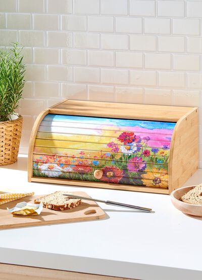 Praktischer Brotkasten aus Bambus 