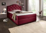 Boxspringbett mit Bettkasten und Topper 