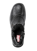 Rieker, gefütterte Damen-Boots, Winterschuhe, mit Reißverschluss SCHWARZ