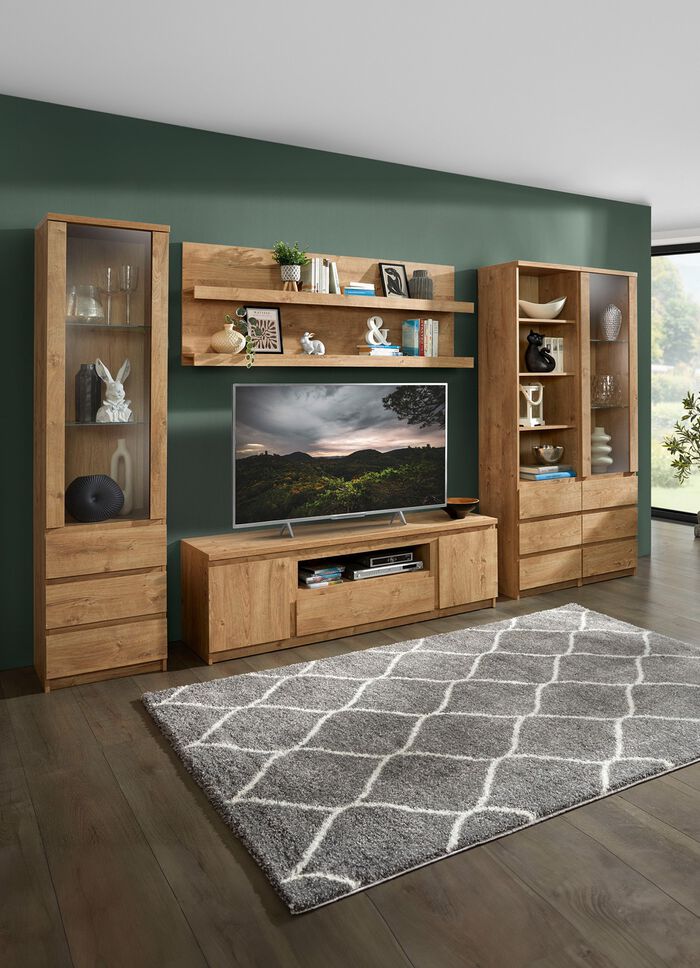 Wohnwand in modernem Design 