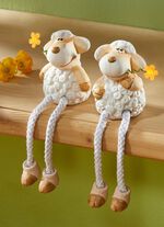 Kantenhocker aus Terrakotta, 2er-Set 