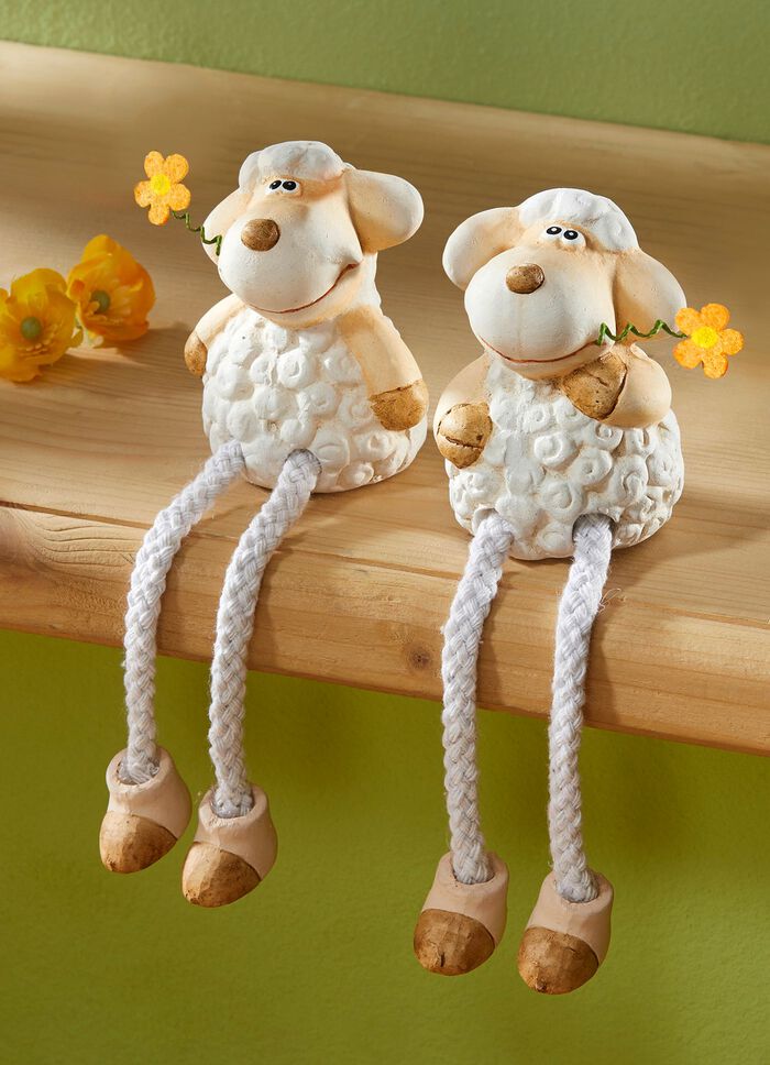 Kantenhocker aus Terrakotta, 2er-Set 