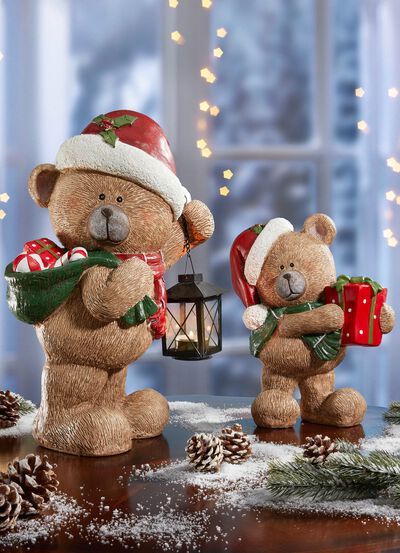 Bemalter B&auml;r aus Magnesia 