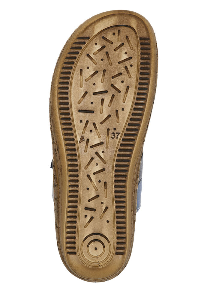 Gemini Pantolette aus Rind-Nappaleder BLAU