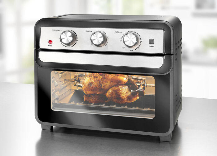 Heißluft-Ofen – Ersetzt Backofen und Fritteuse 