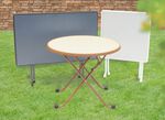Wetterfeste Klapptische von MFG Freizeitm&ouml;bel 